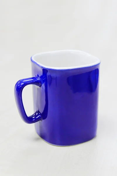 Caneca de café azul — Fotografia de Stock