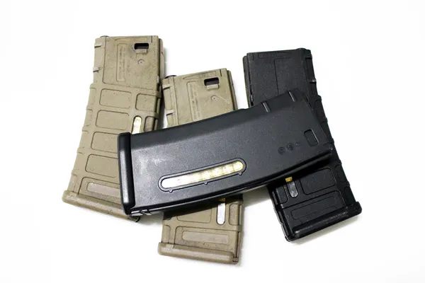 Airsoft gun magazine — Stock Photo, Image