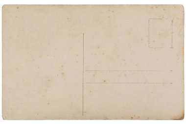 boş Vintage kartpostal