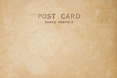 boş Vintage kartpostal