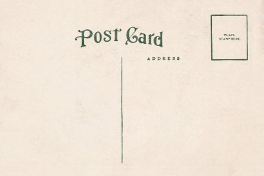 boş Vintage kartpostal