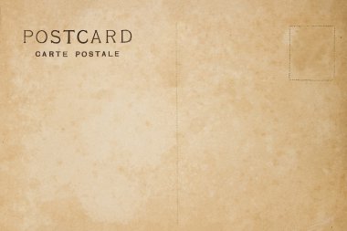 boş Vintage kartpostal