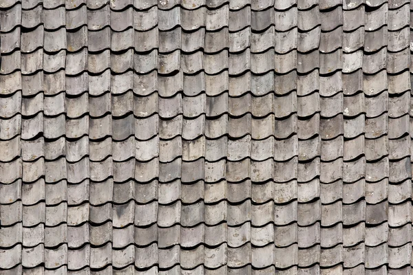 Black tiled roof for background — Stock Photo, Image