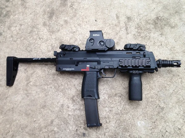 MP7A1 on the floor — Stock Photo, Image