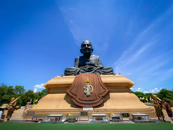 Hua Hin Tailandia Junio 2021 Gran Estatua Monje Templo Huay —  Fotos de Stock