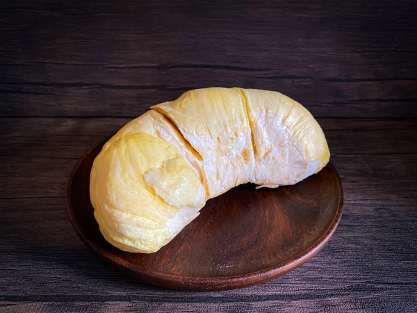 Durian Houten Bord Klaar Eten — Stockfoto