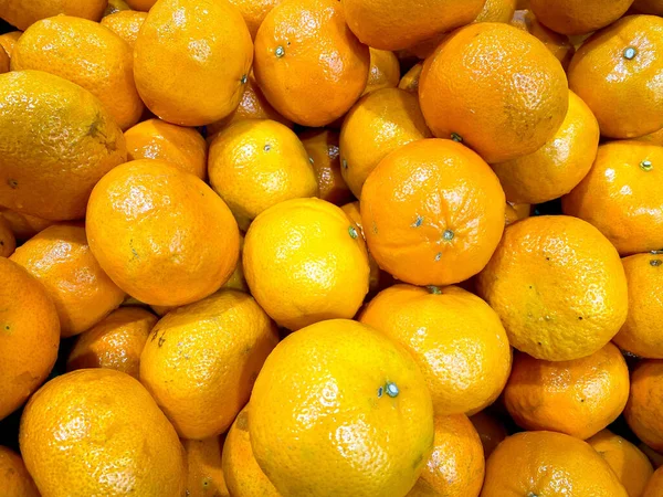 Mandarin Orange Fruit Basket Supermarket — Stock Photo, Image