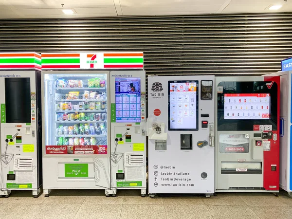 Bangkok Thailand Sep 2022 Viele Automaten Für Den Kauf Von — Stockfoto