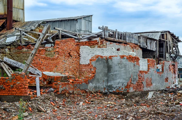Elpusztult épület — Stock Fotó