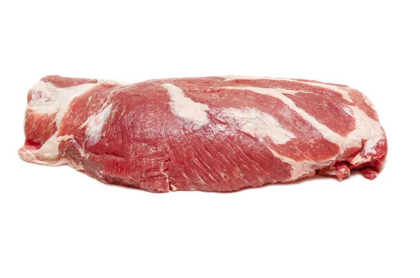 Big piece of fresh raw meat isolated — Stock Photo, Image