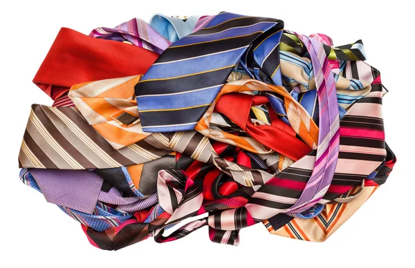 Pile of neckties — Stock Photo, Image