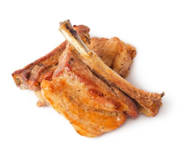 Izgara domuz pirzolası.