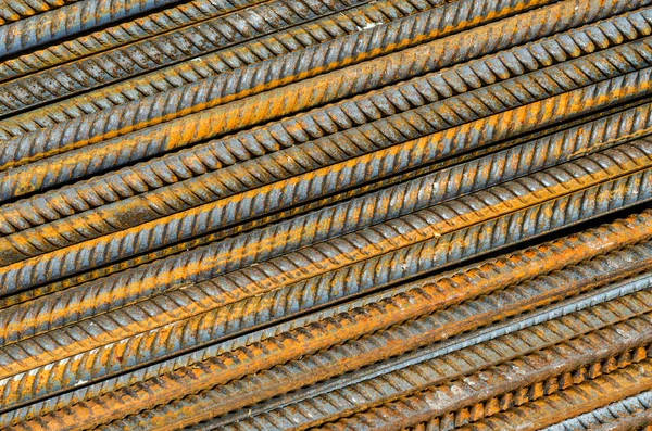 Rusty steel rods — Stock Photo, Image