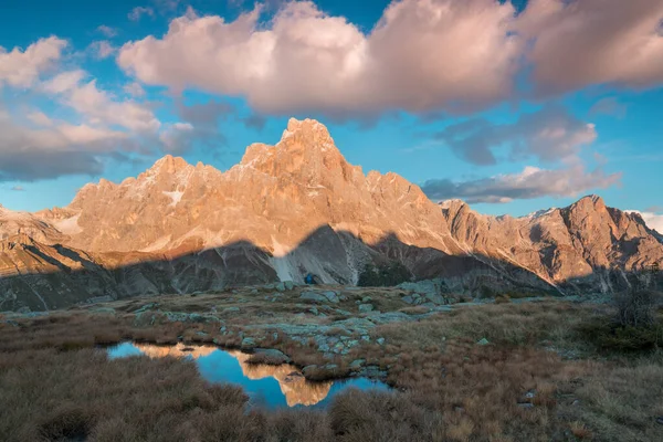 Alpine Landschaft Gruppe Pale San Martino Trentino Südtirol Italien Erstaunliche — Stockfoto