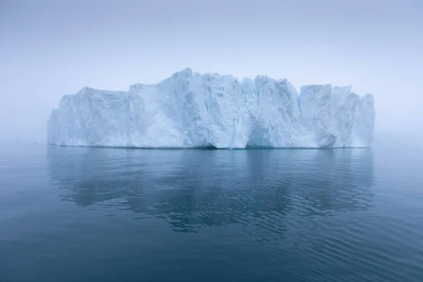 Climate Change Global Warming Icebergs Melting Glacier Ilulissat Glacier Greenland — Stok fotoğraf