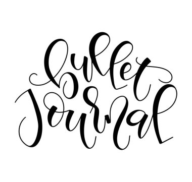 Kurşun Günlüğü - beyaz arkaplanda izole edilmiş siyah hat yazısı, vektör illüstrasyonu