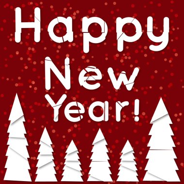 Bir Noel arkaplanının çizimi