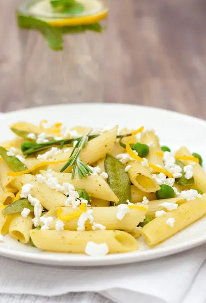 Deliziosa pasta vegetariana — Foto Stock