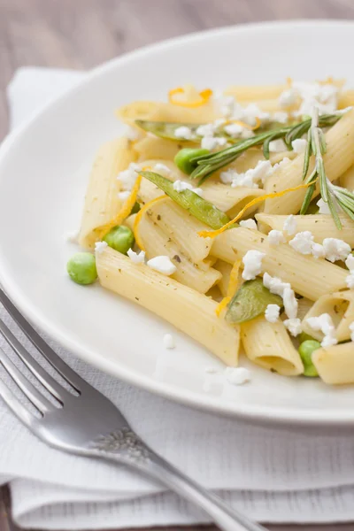 Leckere vegetarische Pasta — Stockfoto