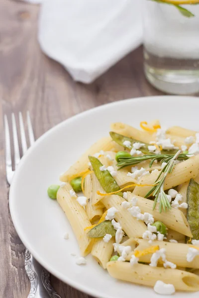 Heerlijke vegetarische pasta — Stockfoto