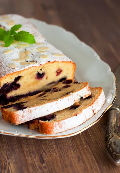 Homemade blueberry biscuit — Stock Photo, Image