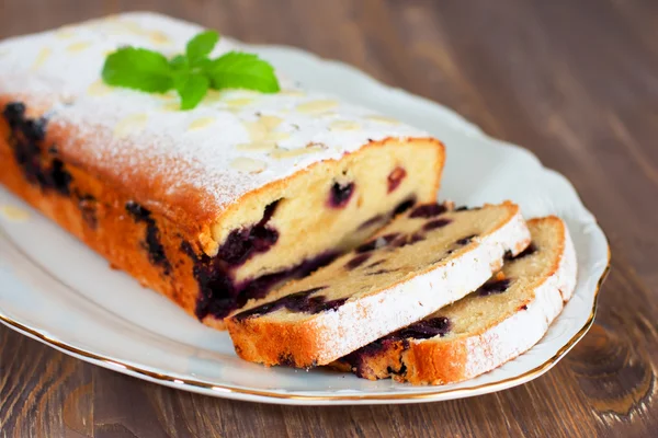 Biscuit with blueberry — Stock Photo, Image