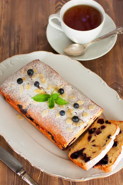 Koekje met bosbessen — Stockfoto