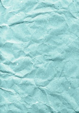 buruşuk kağıt mavi doku veya arka plan