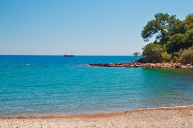 Kumsalda phaselis Antalya, Türkiye