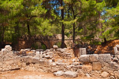 phaselis, antalya, Türkiye'nin Antik kentin kalıntıları
