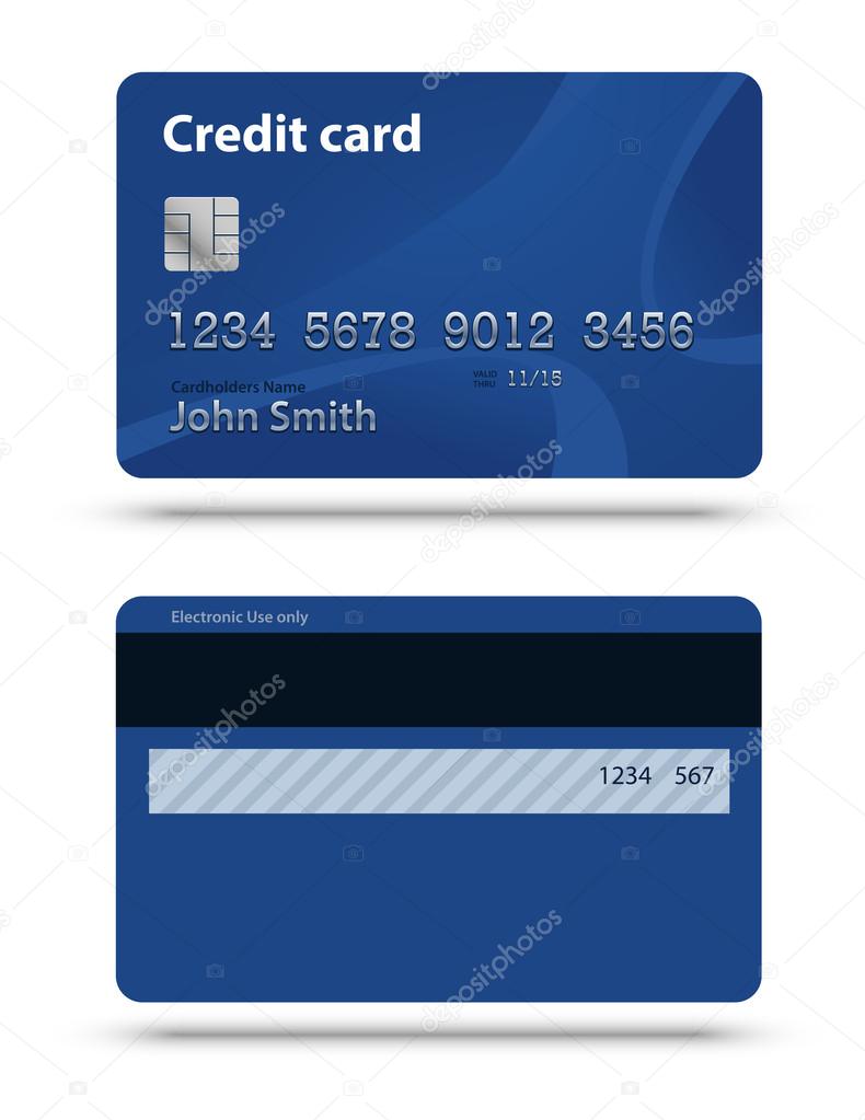Blue creadit card