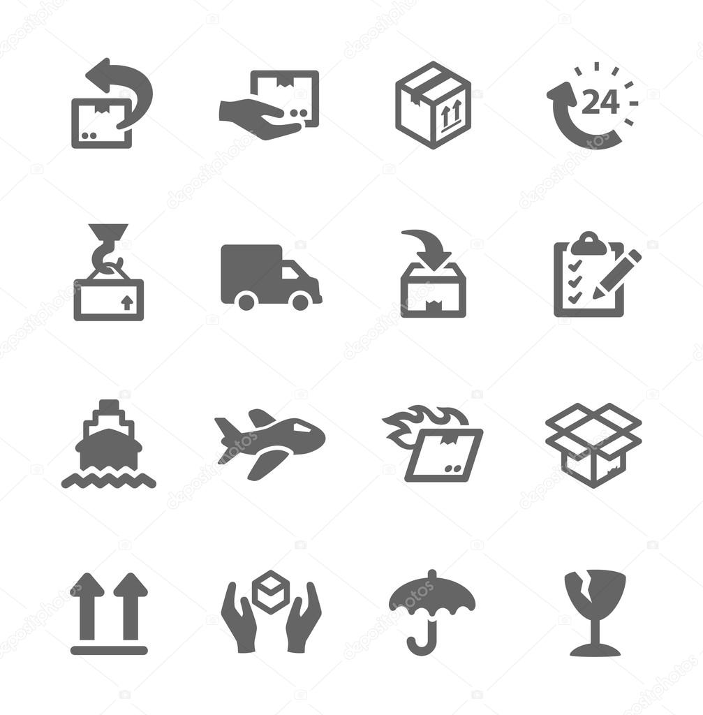 Shipping icons