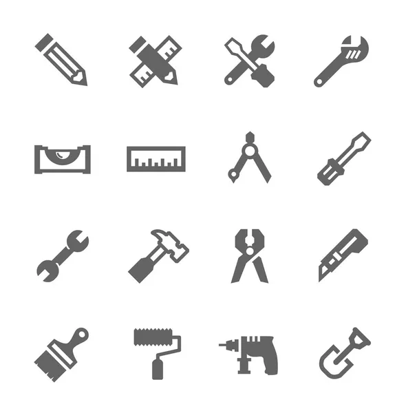 Herramientas icono conjunto — Vector de stock