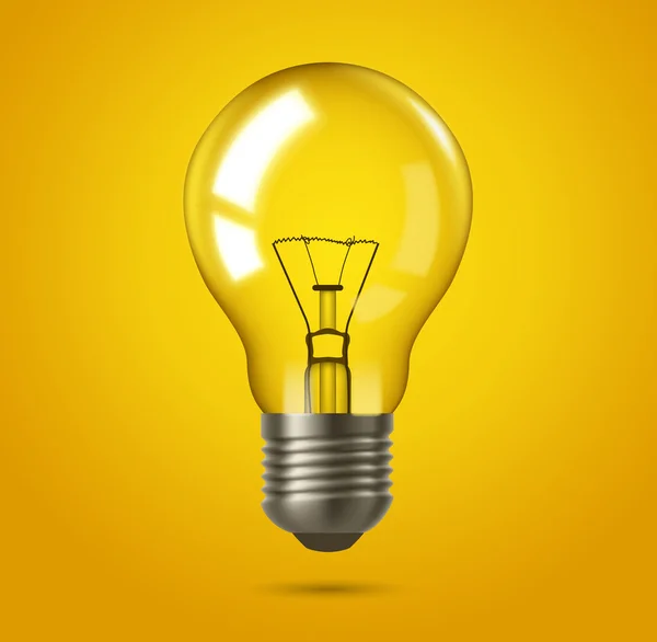 Idee lamp — Stockvector