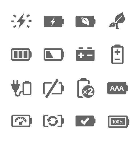 Battery icons