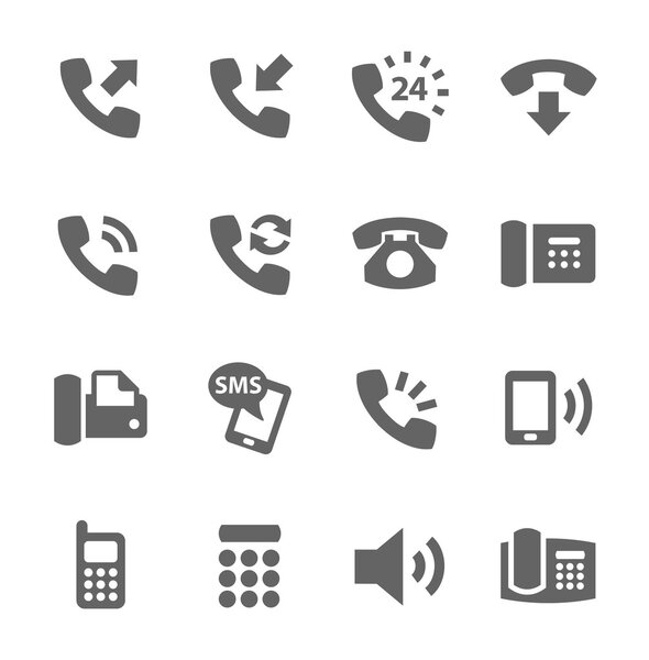 Phone icons