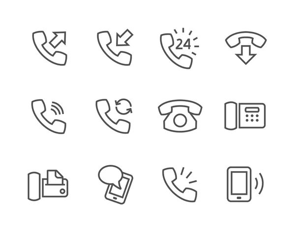 Phone icons — Stock Vector
