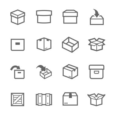 Simgeler kutusunu ve kasaları