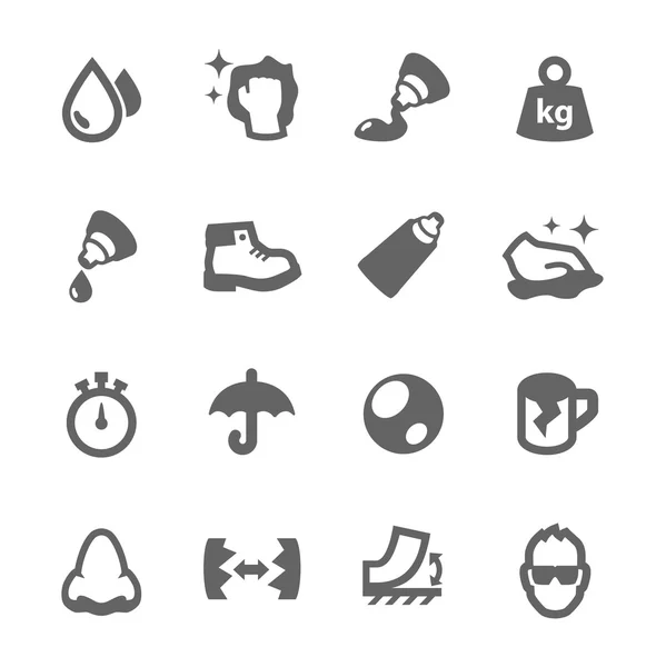Iconos de pegamento — Vector de stock