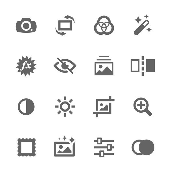 Iconos de edición de imágenes Gráficos Vectoriales