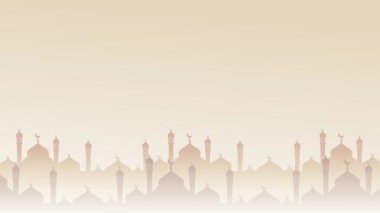 Cami silueti invinity döngüsü geçişi 4k animasyon