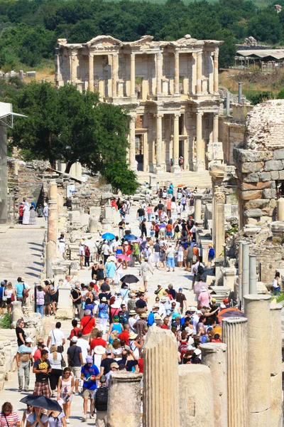 Efesos och celsus bibliotek — Stockfoto