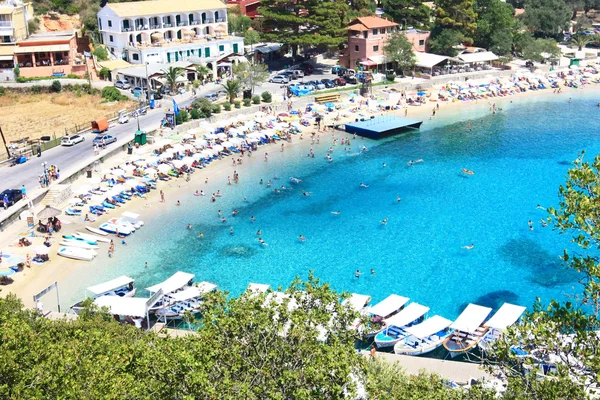 Palaiokastritsa in Corfu — Stockfoto