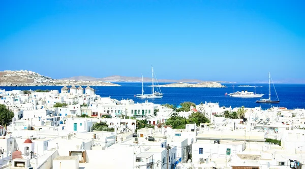 Mykonos island panorama — Stock Photo, Image