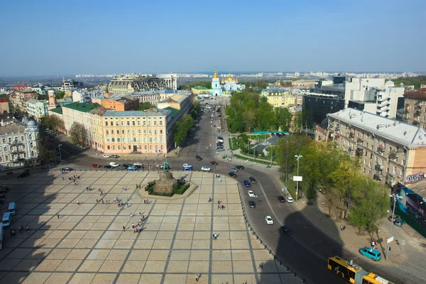 Piazza Santa Sofia nel cuore di Kiev — Foto Stock