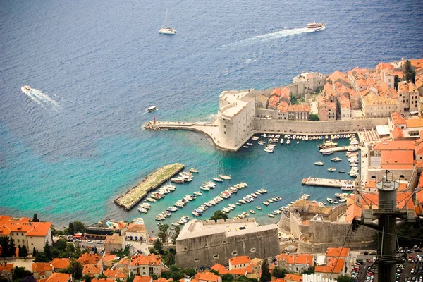 Atap oranye dari Dubrovnik — Stok Foto