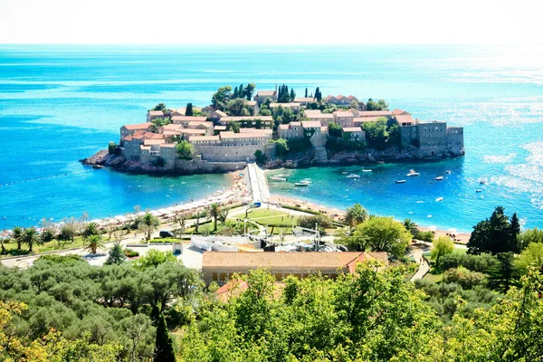 Resor Sveti Stefan di Budva, Montenegro — Stok Foto