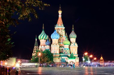 moskova'da Saint Basil Katedrali