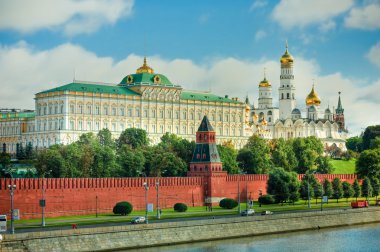 Kremlin'e ve Moskova'da Rusya Başkanlık Sarayı