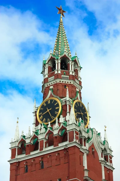 Спаська башта Кремль, Москва — стокове фото